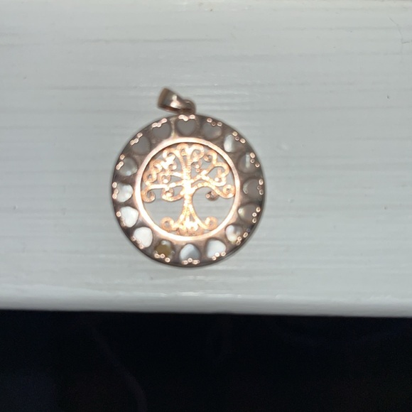 Tree Of Life Pendant Rose gold and Pearl NWOT - Picture 3 of 4